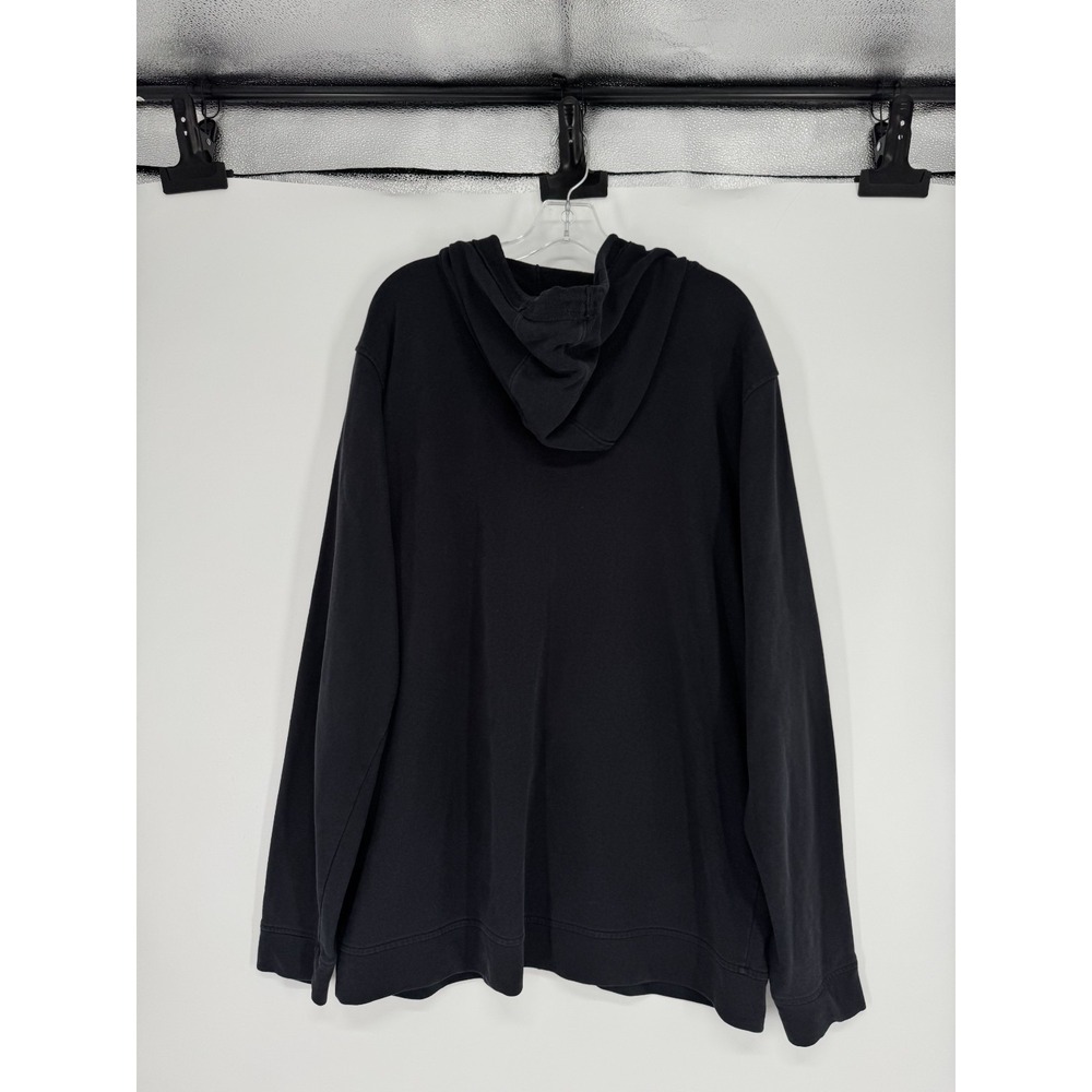 Under Armour Hoodie 3XL Black Full Zip Up Sweatshirt Jacket French Terry Cotton - Picture 2 of 5